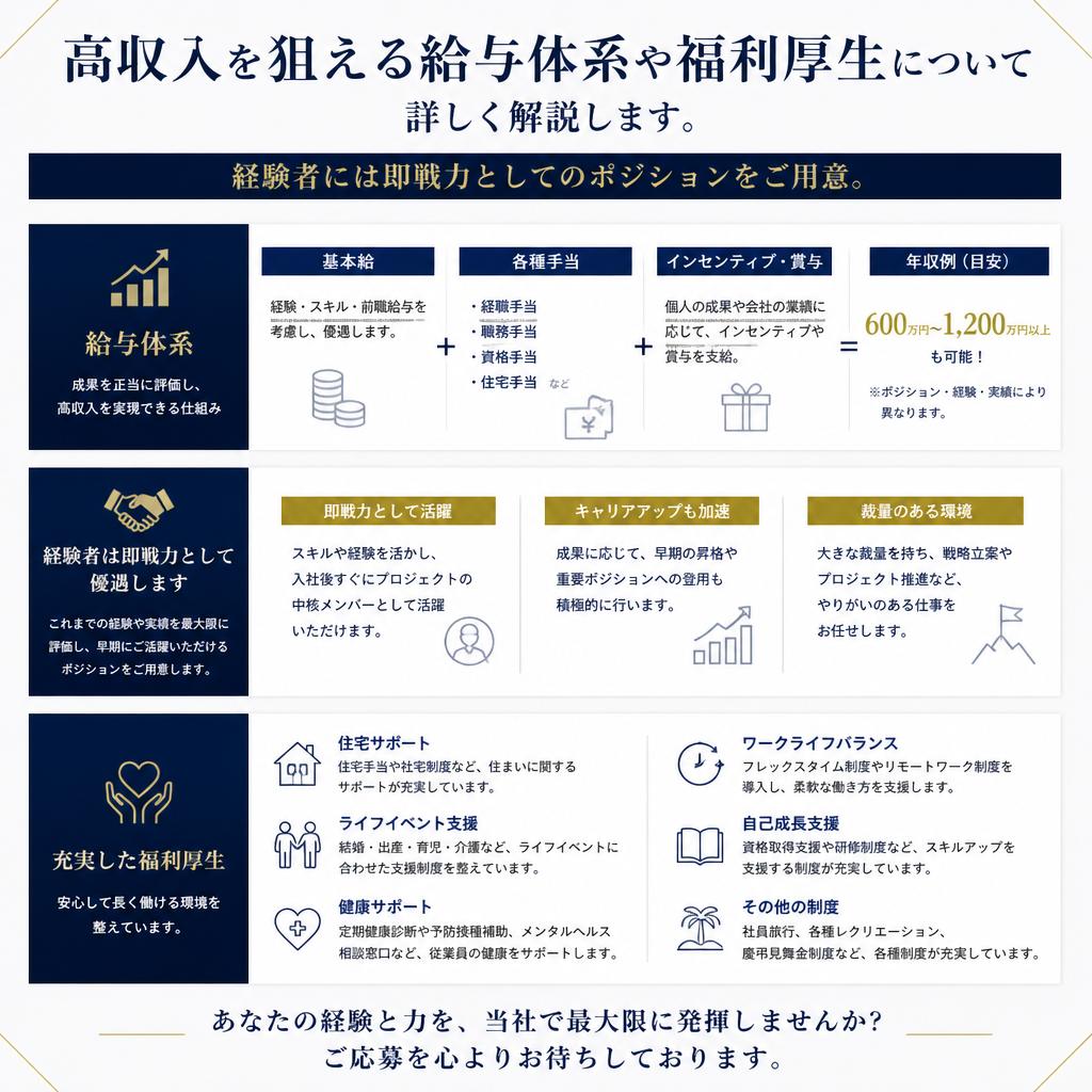 2. 高収入を実現する待遇